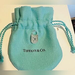 Tiffany sterling silver mini vintage lock